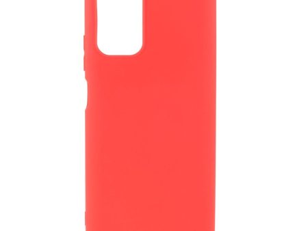 Xiaomi Poco M5S   Redmi Note 10S Fleksibelt Mat Plastik Cover - Rød Fashion