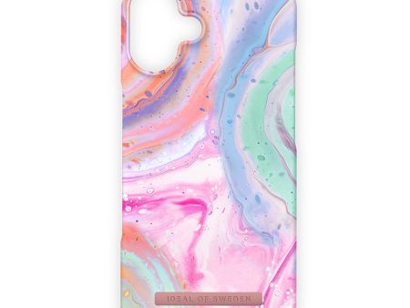 iDeal Of Sweden iPhone 16 Fashion Case - MagSafe Kompatibel - Pastel Marble For Sale