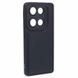 EIDERWOOD Xiaomi Redmi Note 13 Pro (4G)   Poco M6 Pro Fleksibelt Plastik Cover m. Læderbetrukket Pude - Sort For Sale