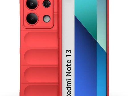 EIDERWOOD Xiaomi Redmi Note 13 (4G) Fleksibelt Plastik Cover - Rød Supply