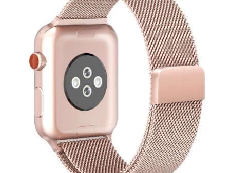 Apple Watch (38 40 SE 41 42mm) Tech-Protect Milanese Rustfri Stål Rem - Rose Gold Online