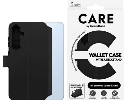 CARE by PanzerGlass Samsung Galaxy S24 FE Feature Wallet Case m. Ståfunktion - Sort Hot on Sale