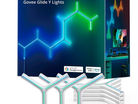 Govee Y Shape Light Panel - 7 stk. - Hvid For Sale