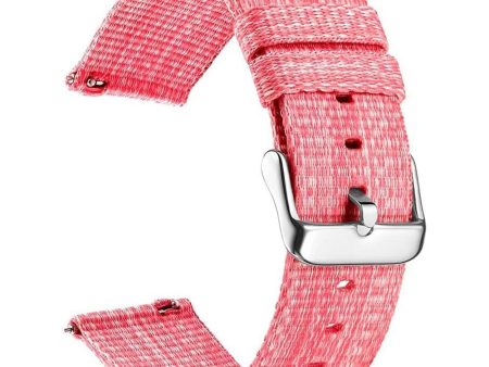 Universal 14mm Smartwatch Nylon Rem - Pink Online Sale