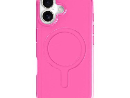 agood company iPhone 16 CLRPRTCT 100% Genbrugs Plastik Cover - Transparent   Candy Pink Fashion