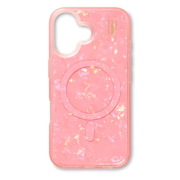 iDeal Of Sweden iPhone 16 Pearlized Case - MagSafe Kompatibel - Pink Discount