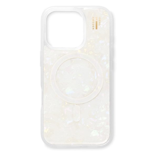 iDeal Of Sweden iPhone 16 Pearlized Case - MagSafe Kompatibel - White For Discount