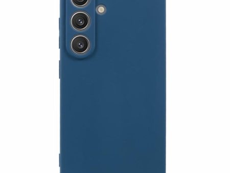 EIDERWOOD - Samsung Galaxy S25 Blødt Plast Cover - Anti-Ridse Beskyttelse med Fiberforing - Mørkeblå Discount