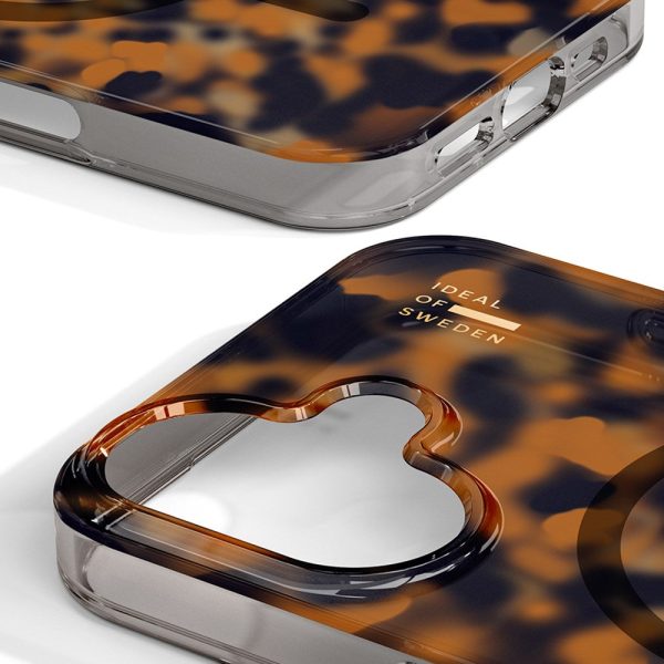 iDeal Of Sweden iPhone 16 Clear Case - MagSafe Kompatibel - Tortoise Cheap