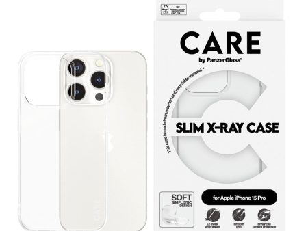 CARE by PanzerGlass iPhone 15 Pro FASHION X-Ray Soft Basic Case - Transparent Online now