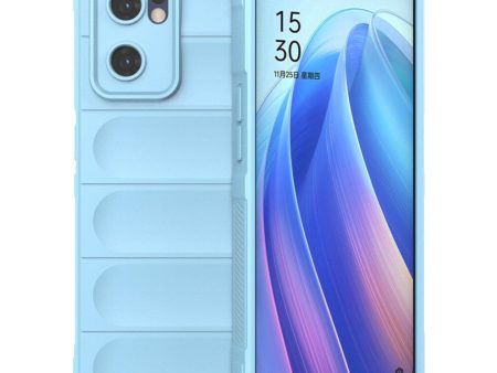 Oppo Reno7 (5G)   Find X5 Lite Fleksibelt Plastik Cover - Lyseblå Discount