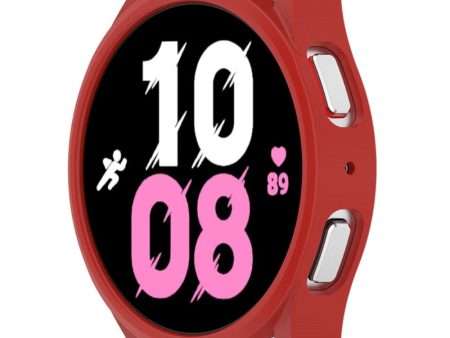 Samsung Galaxy Watch 4   5 (44mm) Plast Cover - Rød Online Hot Sale